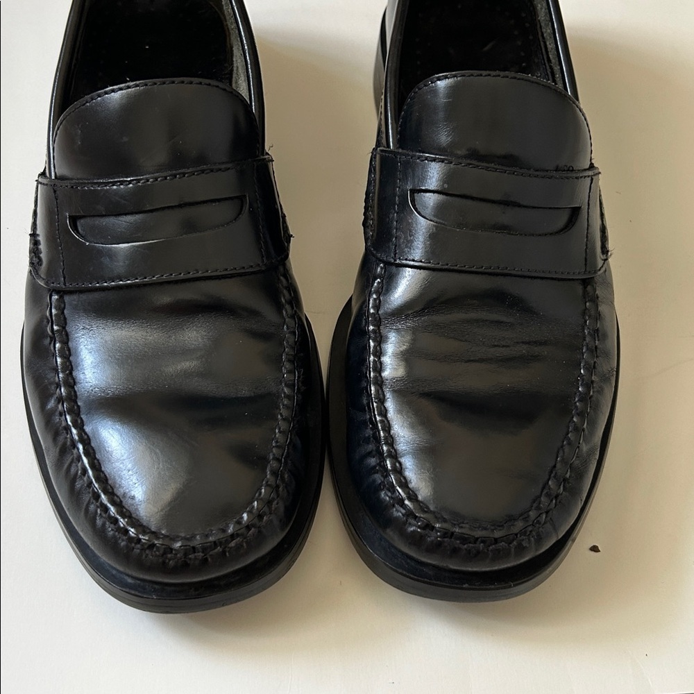 Bass Mens Black Penny Loafers - Picture 9 of 9
